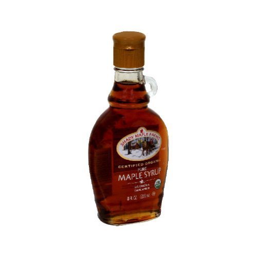 Shady Maple Farms Maple Syrup, Og, Gr A, Dk, Gl, 8-Ounce