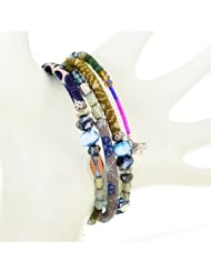Ayala Bar Bracelet - The Hip Collection in Spring Greens B8918