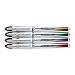 uni-ball® Vision™ Elite™ Liquid Ink Rollerball Pens, Bold Point, 0.8 mm, White Barrels, Assorted Ink Colors, Pack Of 4