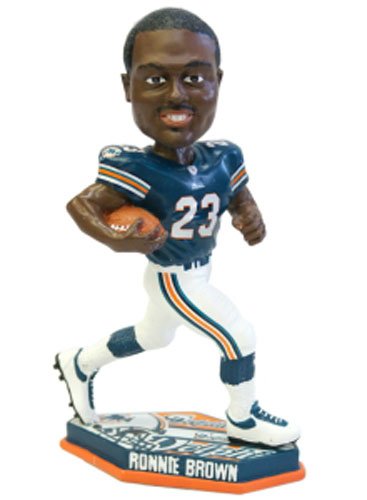 Miami Dolphins Ronnie Brown Forever Collectibles Thematic Base Edition Bobble Head