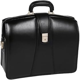 Buy McKleinUSA Harrison 83385 V Series 17-Inch Partners Full Grain Oil Tanned Leather Laptop Brief... by McKlein