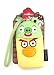 Yellow Angry Bird and Green Pig Leather Pouch Case for iPhone 2g, 3g/3gs, 4/4g, iTouch 4, iTouch 2 and 3, Universal Phone case, Angry Birds Case