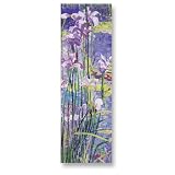 Iris and Water Lilies - Double-sided Bookmark