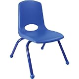 Stackable School Chair - Painted Legs & Ball Glides - 10" Seat Height