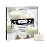 present Beanpod Candles Unscented, Tea Light, 9-count