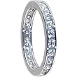 Sterling Silver 925 Cubic Zirconia Eternity Toe Ring