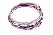 KONMAY 50pcs 18' Charms Mix-color Memory Wire Necklace Choker--Assorted 20 Different Colors