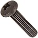 Small Parts MS51958-120B 18-8 Stainless Steel Pan Head Machine Screw, Black Oxide Finish, Meets MS-51958, #0 Phillips, #0-80 Thread Size, 1/8
