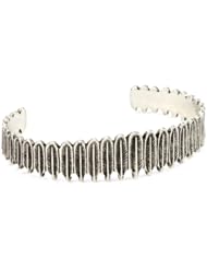 House of Harlow 1960 Silver-Plated Small Feather Row Cuff Bracelet