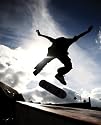 Skateboarding Photography Art Poster Print by Steven Mitchell, 8x10