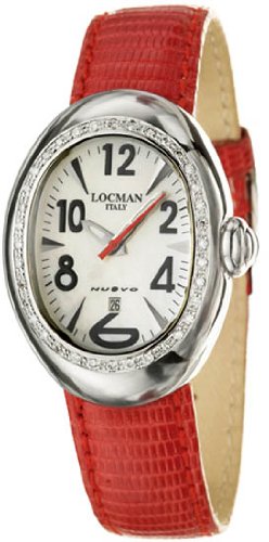 Locman Steel Nuovo Diamond Women's Watch 028MOPWHD-RD-IG