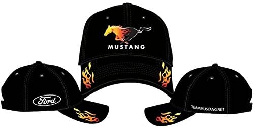 Team Mustang Horse on Fire Hat