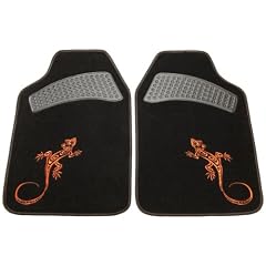 Unitec 74899 Autoteppichset Reptilia 2 -teilig, orange