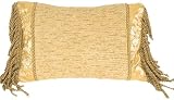 Throw Pillow 12 Inch X 18 Inch Rectangular Bullion Gold