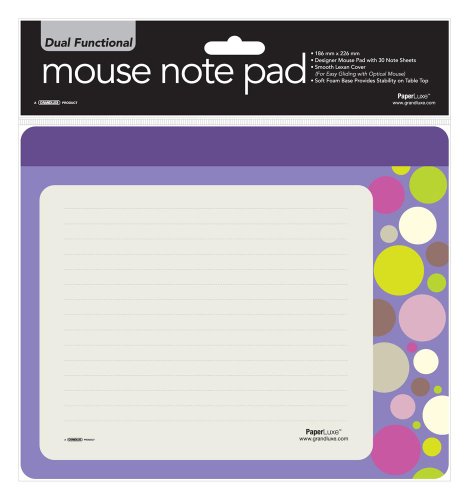 drawing mouse for the computer-Grandluxe Orbit Purple Mouse Notepad Images