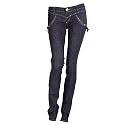 Miss Sixty Zip Shot Jeans - Blue - Womens