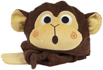 Zoocchini Toddler Hooded Bath Towels (Brown - Chippy the Chimp)