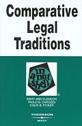 Comparative Legal Traditions in a Nutshell (Nutshell Series)