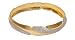 Gold and Rodium Plated Bangle Bracelets Womens Costume Jewelry in Indian-Style 2.5 inches (cban021a)