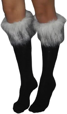 1 Set Of Womens Fashion Faux Fur Socks / Boots Cuffs Cover / Leg Warmers