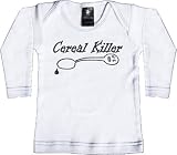 Rebel Ink Baby Infants' Cereal Killer Long Sleeve Tee T-Shirt