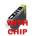 Canon CLI-8 Compatible Black Ink Cartridge w/ Chip for Pixma MP500 MP530 MP600 MP800 iP4200 iP4300 iP4500 iP5200 iP5200