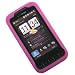 Silicon Skin Pink Rubber Soft Cover Case for HTC PURE TOUCH DIAMOND 2 AT&T [WCP471]
