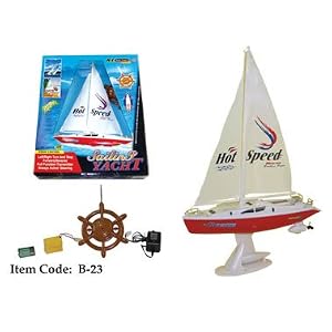 Dual Motors Remote Radio Controlled Rc Sailing Yacht by 