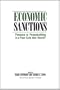 Economic Sanctions: Panacea Or Peacebuilding In A Post-cold War World?