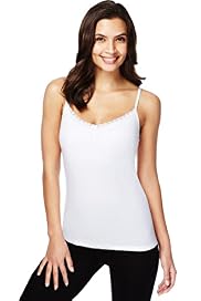 Secret Support™ Modal Rich Lace Trim Vest