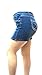 LA Bonita/Jack David Women's Premium Plus Size Blue Denim Jeans Shorts Stretch (26, LA Bonita 7A150MSH)