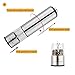 VD-Home Deluxe Electric Pepper Grinder, Battery Powered, LED Light - Brushed Stainless Steel & Ceramic Blades | One Touch Operation | Gift Box