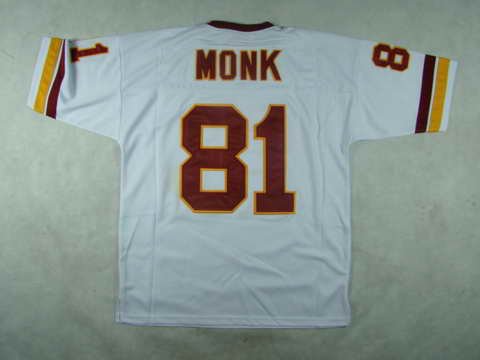 Washington Redskins #81 Monk White Jerseys Authentic Football Jersey Size 48-56 (Please Select the Size When You Order, Can Do Drop Shipping)
