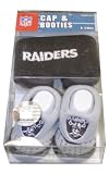 Oakland Raiders Reebook Newborn Baby Infant Booties