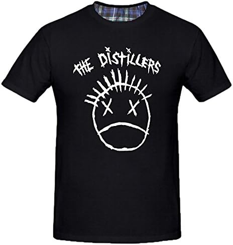 Sayings Men's The Distillers Punk Shirts (L Black)