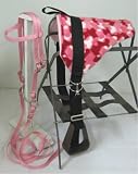 Minaiture Horse / Small Pony Bareback Saddle Set - Hearts! 