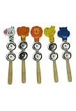Big Jigs Toys Ltd Animal Shaker Tambourine Stick (1 Supplied Only)