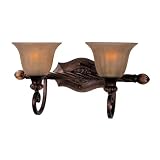 Maxim Lighting 22273EMFL 2 Light Dresden Bathroom Light, Filbert