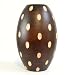 Handmade Lacquered Mango Wood Flower Bud / Vase With Etched Detail (Thailand)