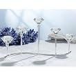 Diamond Wedding Five Tealight Candle Holder Centerpiece