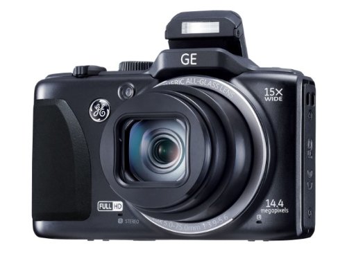 GE General Electric G100 Digitalkamera (14,4 Megapixel CMOS, 15-fach opt. Zoom, 7,6 cm (3,0 Zoll) Display, 28mm Weitwinkel, Optischer Bildstabilis ...
