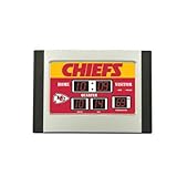 Kansas City Chiefs Scoreboard Desk Clock