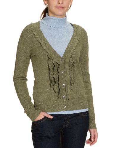 Eddie Bauer Damen Strickjacke 23103006, Gr. 50/52 (XXL), Gr&uuml;n (oliv) Preisvergleich