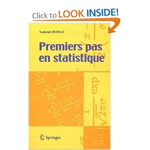 Premiers pas en statistique  [Paperback] - textbooks for sale