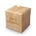 3 PALM WAX CANDLE : MERRY CHRISTMAS