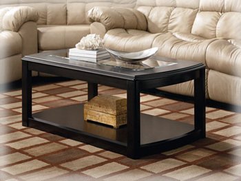 Contemporary Dark Brown Emory Cocktail Table