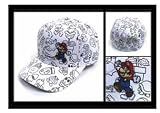 Nintendo Super Mario Black and White Flexfit Hat/Cap