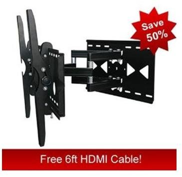 Universal Heavy Duty Flat Screen Adjustable LED HD LCD 30''-52'' Home Entertainment TV Wall Mount On Sale