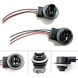 iJDMTOY 3156 3157 Wiring Harness Sockets For LED Bulbs, Turn Signal Lights, Brake Lights