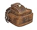 Men's Vintage Thick Cowhide Leather Travel Waist/chest Day Pack Cross Body Fanny Bag